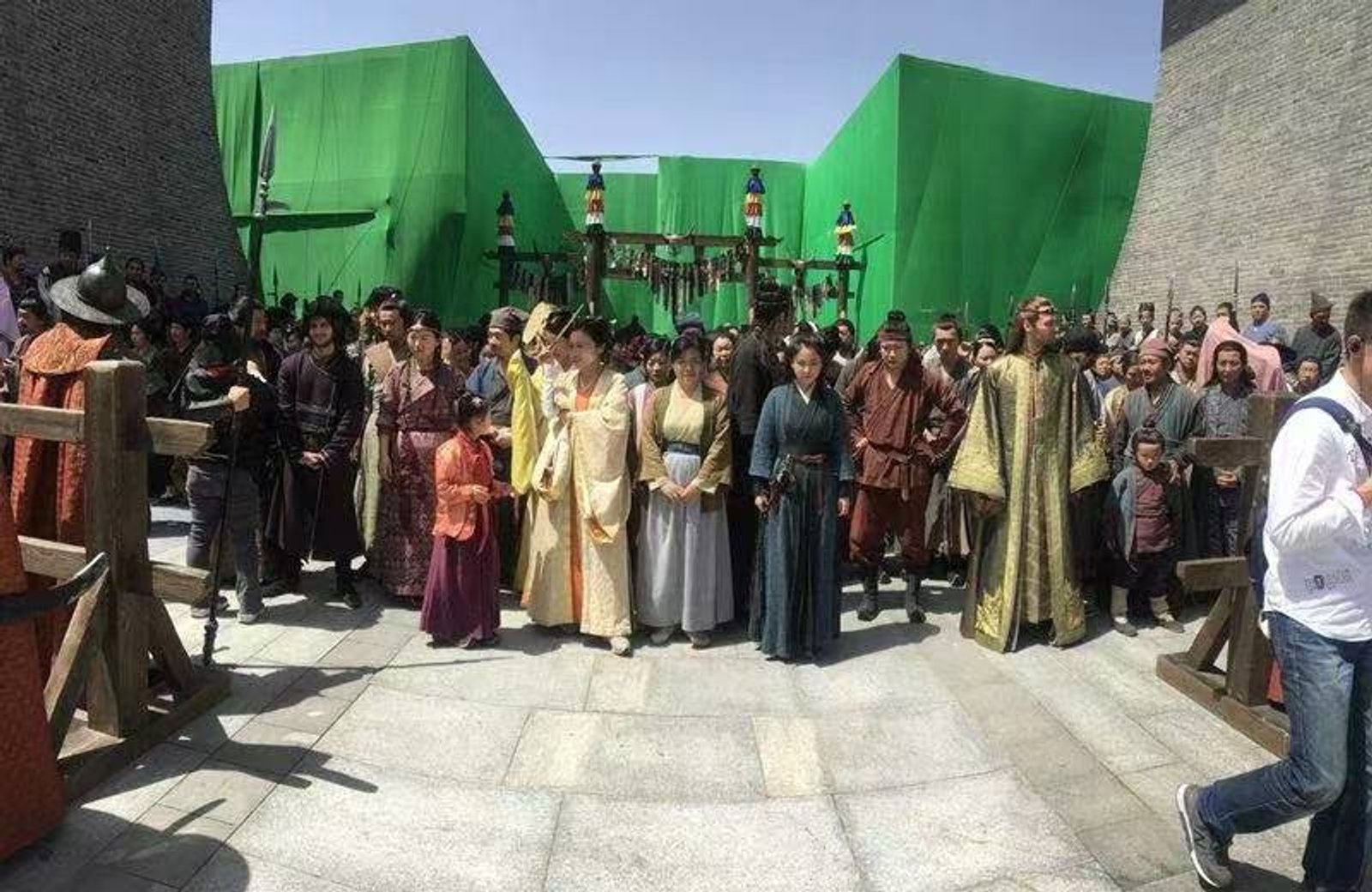 On set